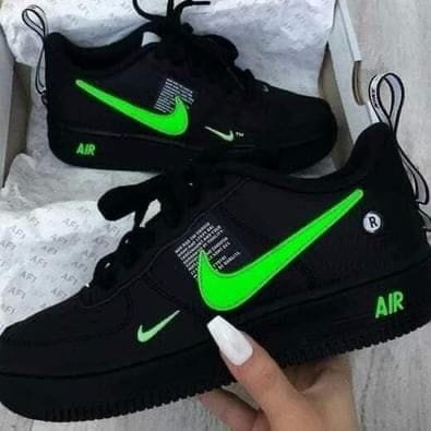 Air Force TM Preta/Verde