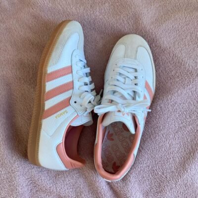 Adidas Samba Branco/Rosa